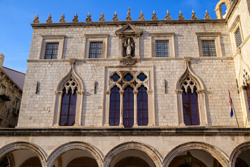 Fototapeta premium Rector's Palace, former seat of the Rector of the Republic of Ragusa in Old town Dubrovnik, Croatia
