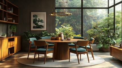 Obraz premium Modern Scandinavian Living Room