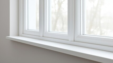 Wiping down window sills and frames, keeping them free of dust and grime