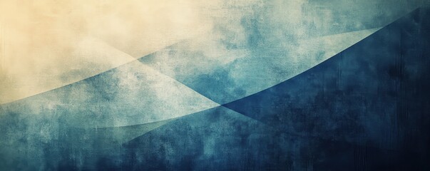 Abstract background with blue and beige tones, creating a smooth, flowing texture and gradient effect, ideal for digital art projects.
