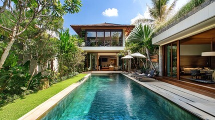 Luxury Villa with Swimming Pool and Tropical Garden