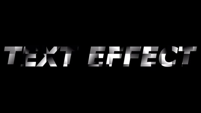 illustration vector graphic of clean and colorful text offset effect in black background .vector editable text effect template