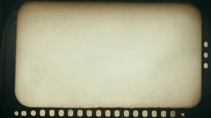 The film of an old camera frame. Sepia effect