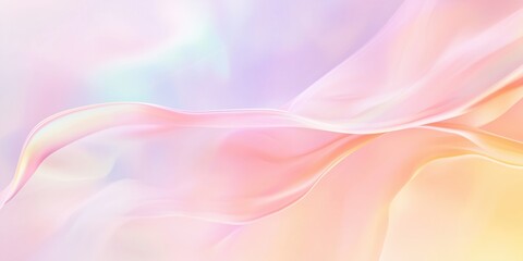 Vibrating holographic liquid textures with glossy shimmering coating, abstract liquid motion background, pastel neon colors, 3D rendering of colorful abstract background.