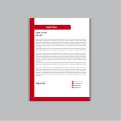 Abstract Letterhead Design Modern Business Letterhead Design Template,Minimal Business Letterhead