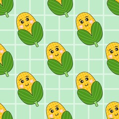 Corn pattern background