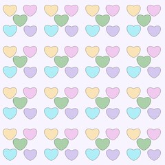 Heart pattern background