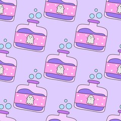 Halloween pattern background