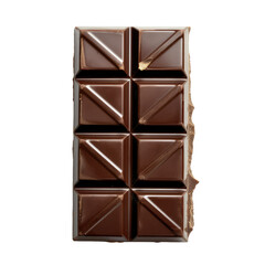 Obraz premium a chocolate bar isolated on a white or transparent background