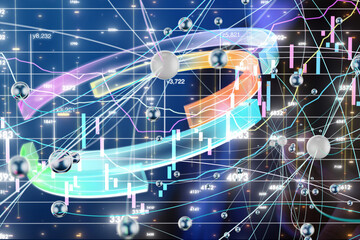 Futuristic wave, Futuristic data stream