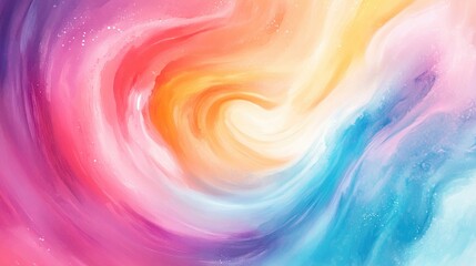 Emotional Waves: A Vibrant Abstract Exploration of Color and Movement