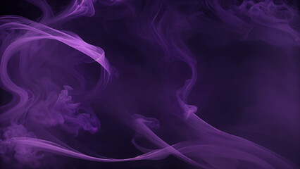 Obraz premium purple smoke on black background