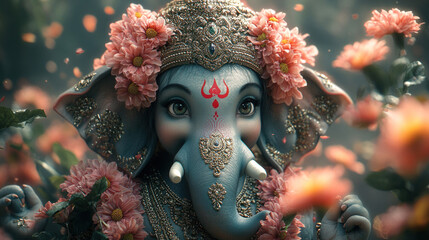 Ganesha in playful, childlike forms, appealing to younger audiences.