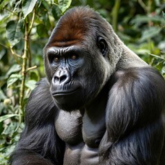 Fototapeta premium gorilla generative ai