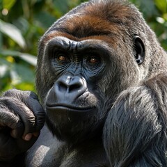 Fototapeta premium gorilla generative ai