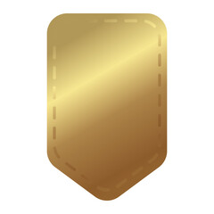 Gold Decorative Ribbon banner