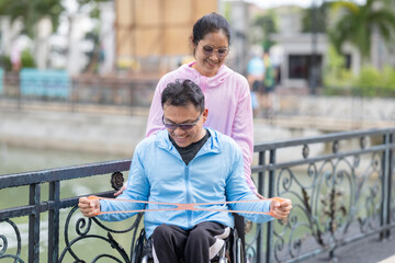 Wheelchair Fitness and Resistance Training with Partner