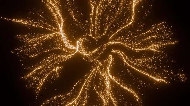 光輝くパーティクルから作られるハート Ver2 HD
(Heart made from shining particles Ver2 HD)
