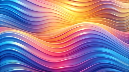 Obraz premium Vibrant Gradient with Dynamic Textures and Depth