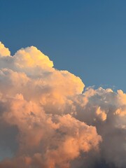 sunset in the clouds