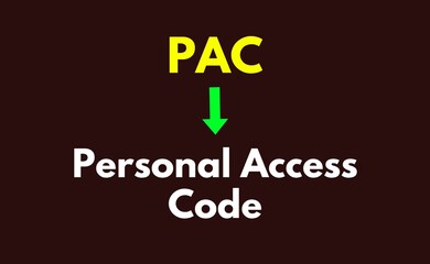PAC Meaning, Personal Access Code