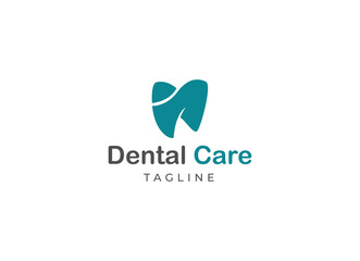 Fototapeta premium Dental care logo design vector illustration. Tooth logo design.