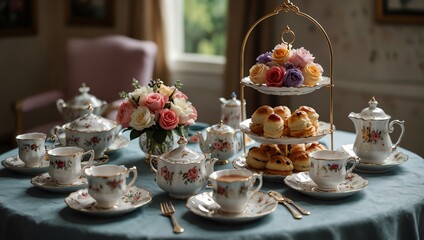 christmas table setting