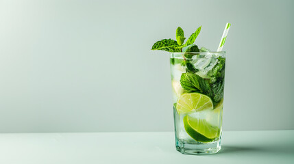 Mojito with Fresh Mint and Lime