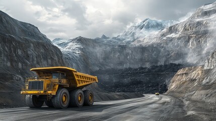 Large quarry truck dump truck quarry mining mining iron ore mining gold diamond copper