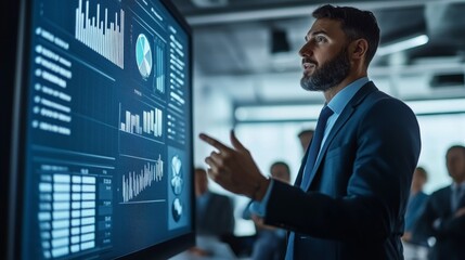 Business Presentation with Digital Analytics