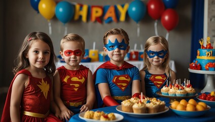 family celebrating birthday
