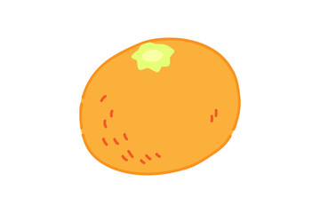 シンプルなみかんのイラスト