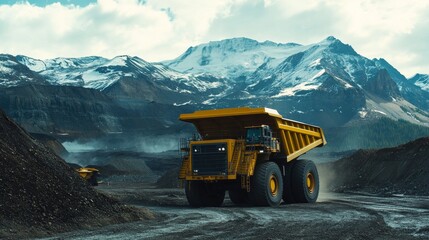 Large quarry truck dump truck quarry mining mining iron ore mining gold diamond copper