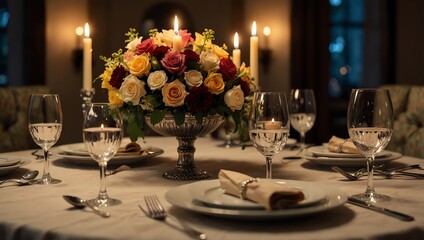 wedding table setting