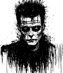 Halloween illustration of frankenstein monster © Tom