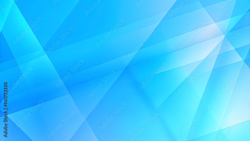 Poster Abstract light blue background. Vector abstract graphic design banner pattern presentation background web template. Abstract blue background. Vector graphics.