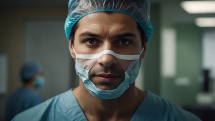 surgeon with mask