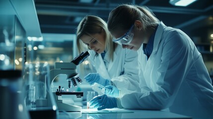 Scientists Working in Laboratory