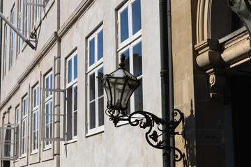 Old and expensive apartment building in the city center of Copenhagen, Denmark