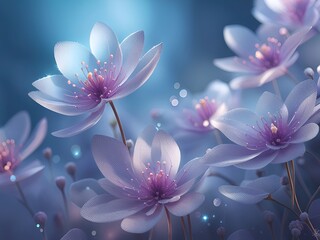 Fototapeta premium the image of water lilies