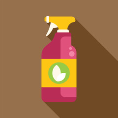 Cleaning spray bottle with biodegradable eco friendly detergent for home cleaning and housekeeping