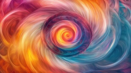 Abstract Swirling Colors