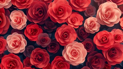 Roses, flower bright background. Background for valentine. international women day concept. Vector illustration.