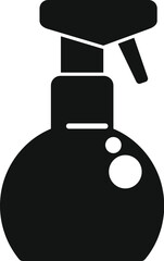 Simple vector illustration of a cleaning spray bottle, perfect for websites or apps related to cleaning
