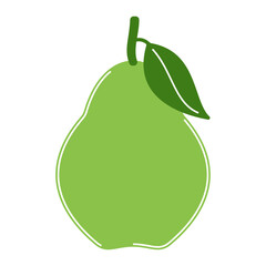 Pear Illustration Perfect for designs with fruits, vegetables and nutrition food themes