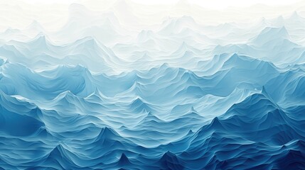 Obraz premium Abstract background pattern of gentle blue waves on the sea