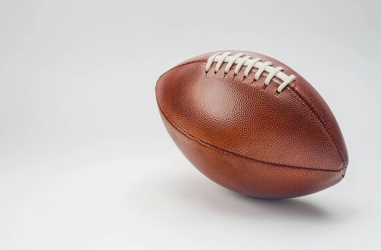 recommend clip art: A transparent background with an American football ball. Stock photo.