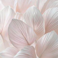 Close-up of soft, white petals creating a serene, delicate floral texture.
