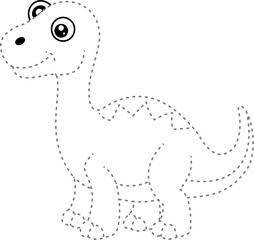 Tracing dainosaur
