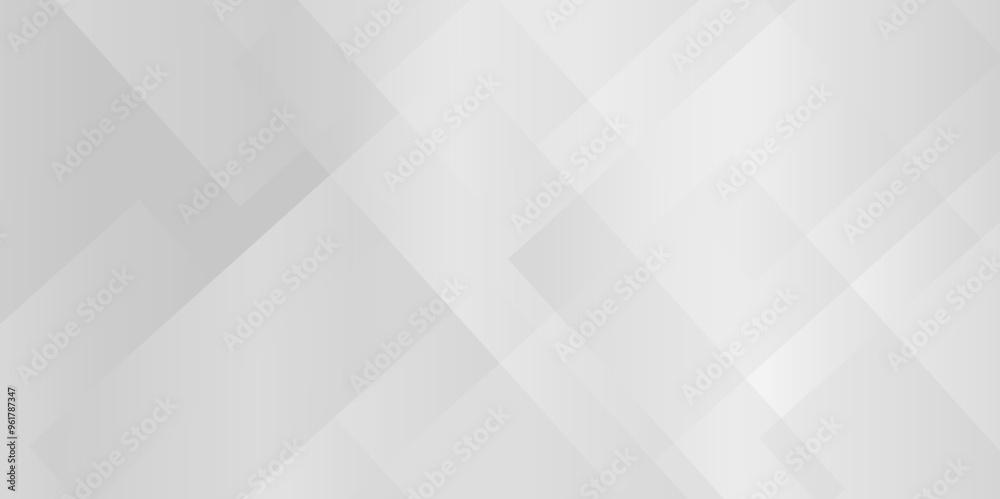 Poster abstract modern white and gray, silver pattern geometric luxury gradient line background random squa